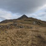Summit of Cnicht mountain in Snowdonia