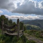 Chair overlooking Nant Gwynant valley and the mountains