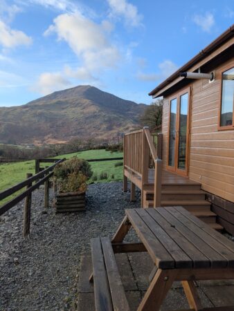 Ty Pren patio area